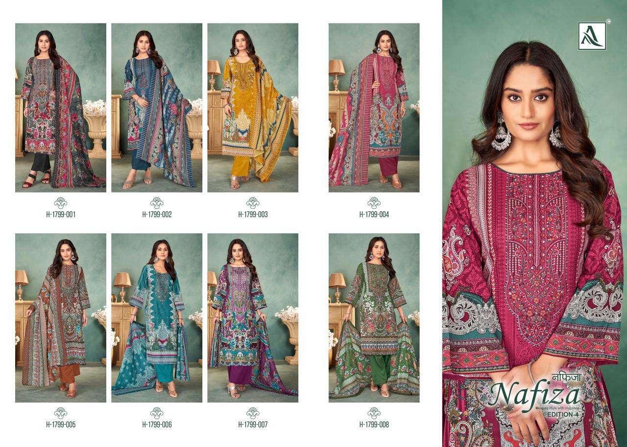 Alok Nafiza Vol 4 dress material wholesalers in surat