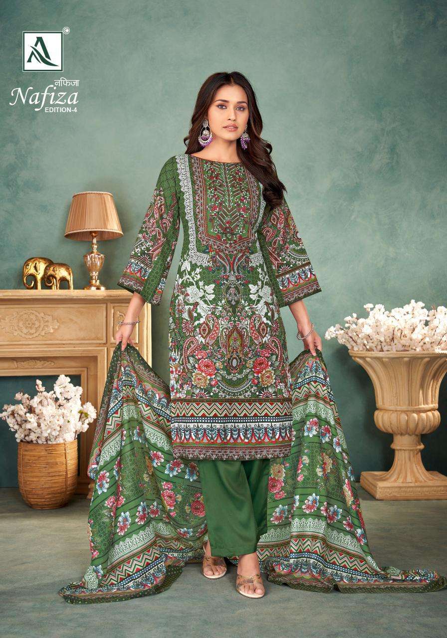 Alok Nafiza Vol 4 dress material wholesalers in surat