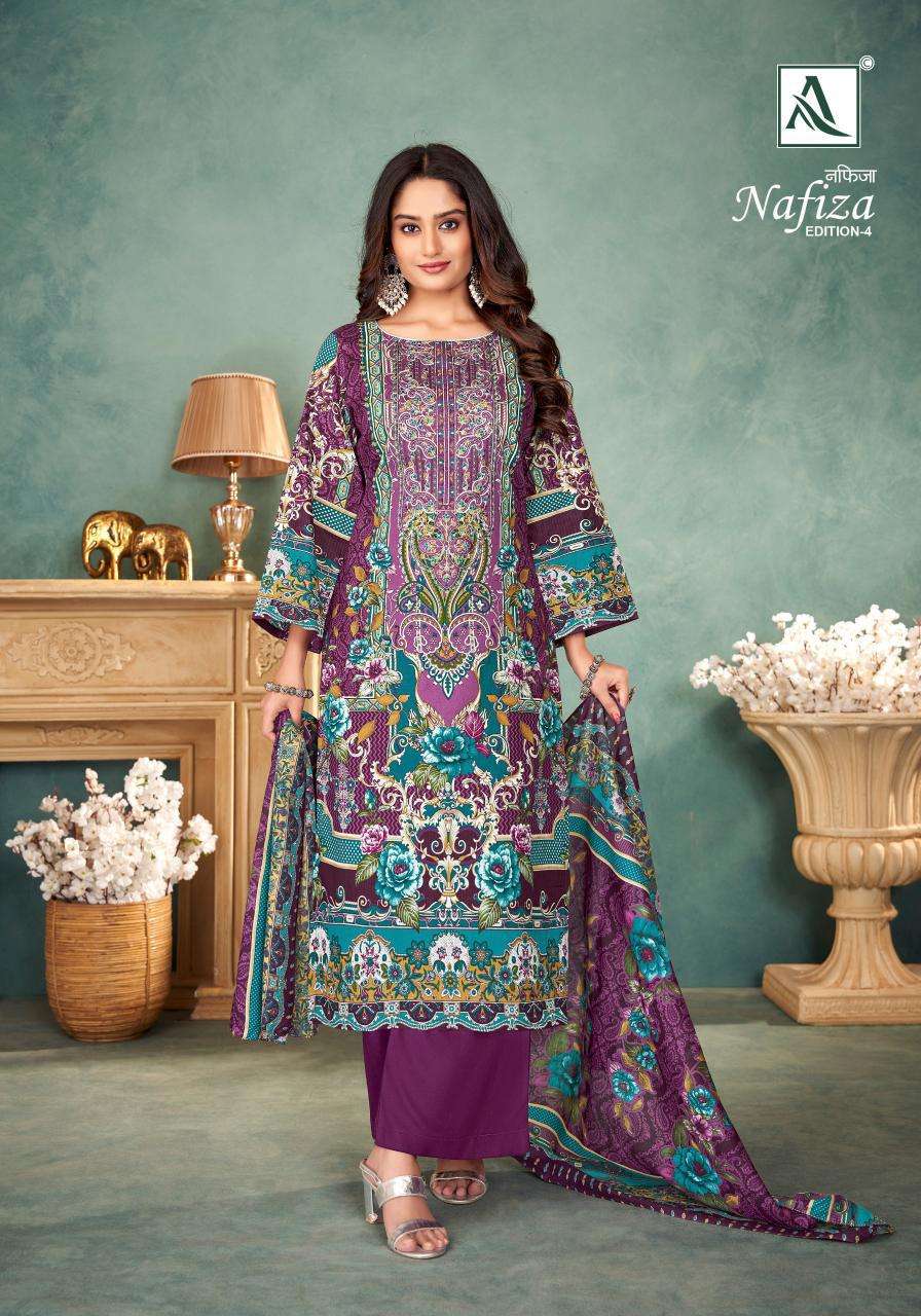 Alok Nafiza Vol 4 dress material wholesalers in surat