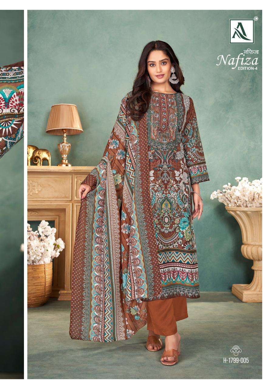 Alok Nafiza Vol 4 dress material wholesalers in surat