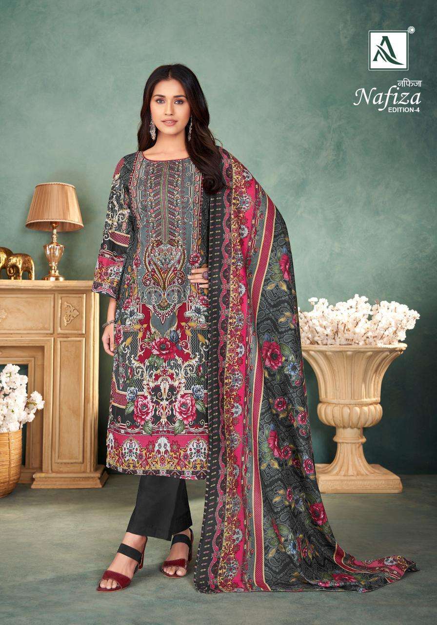 Alok Nafiza Vol 4 dress material wholesalers in surat