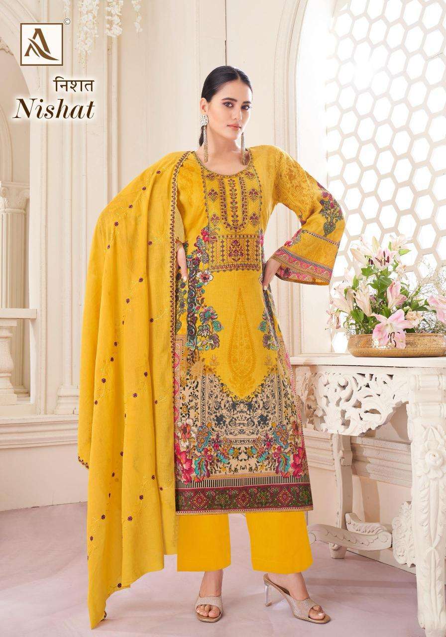 Alok Nishat wholesale dress materials in surat with price