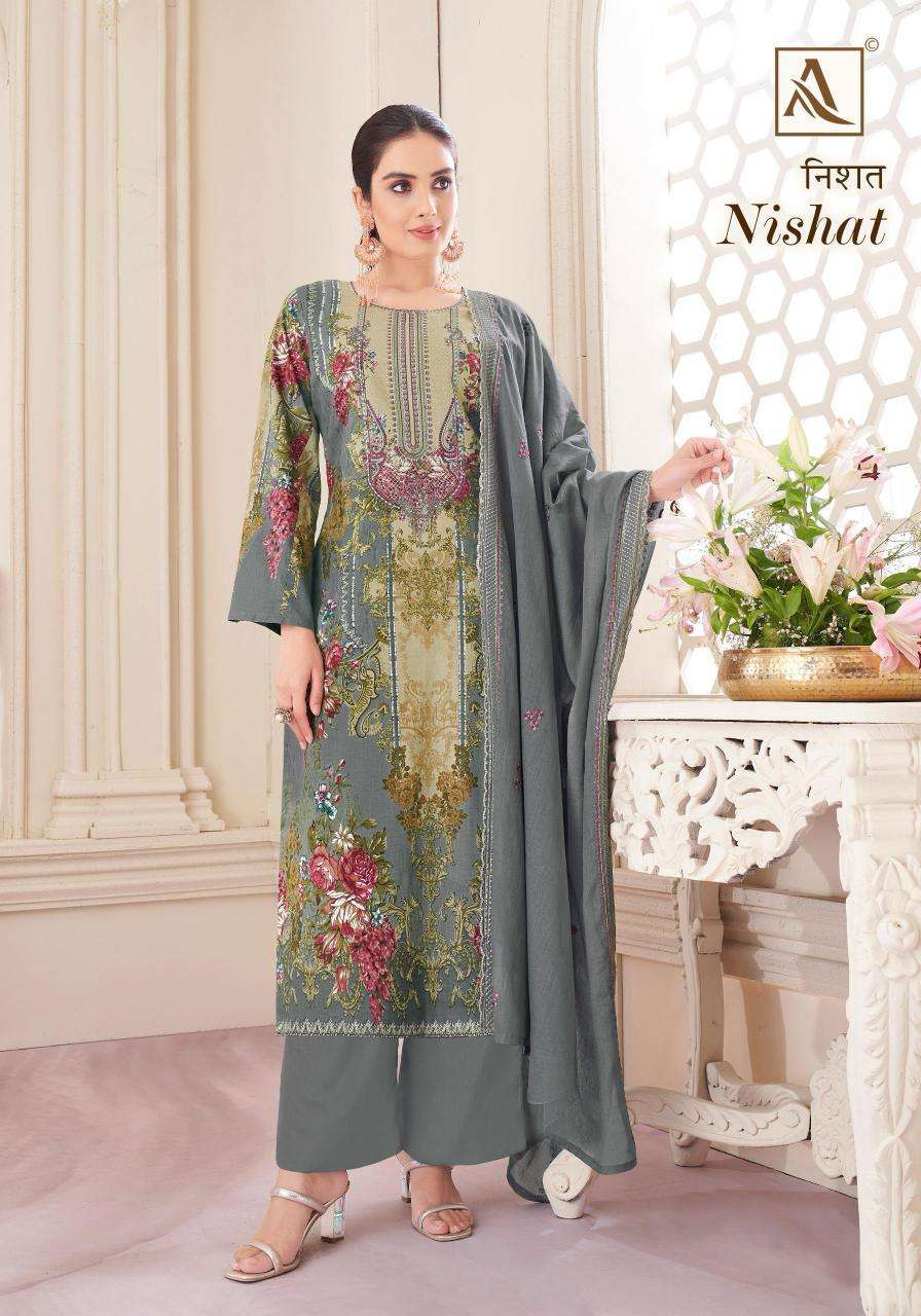 Alok Nishat wholesale dress materials in surat with price