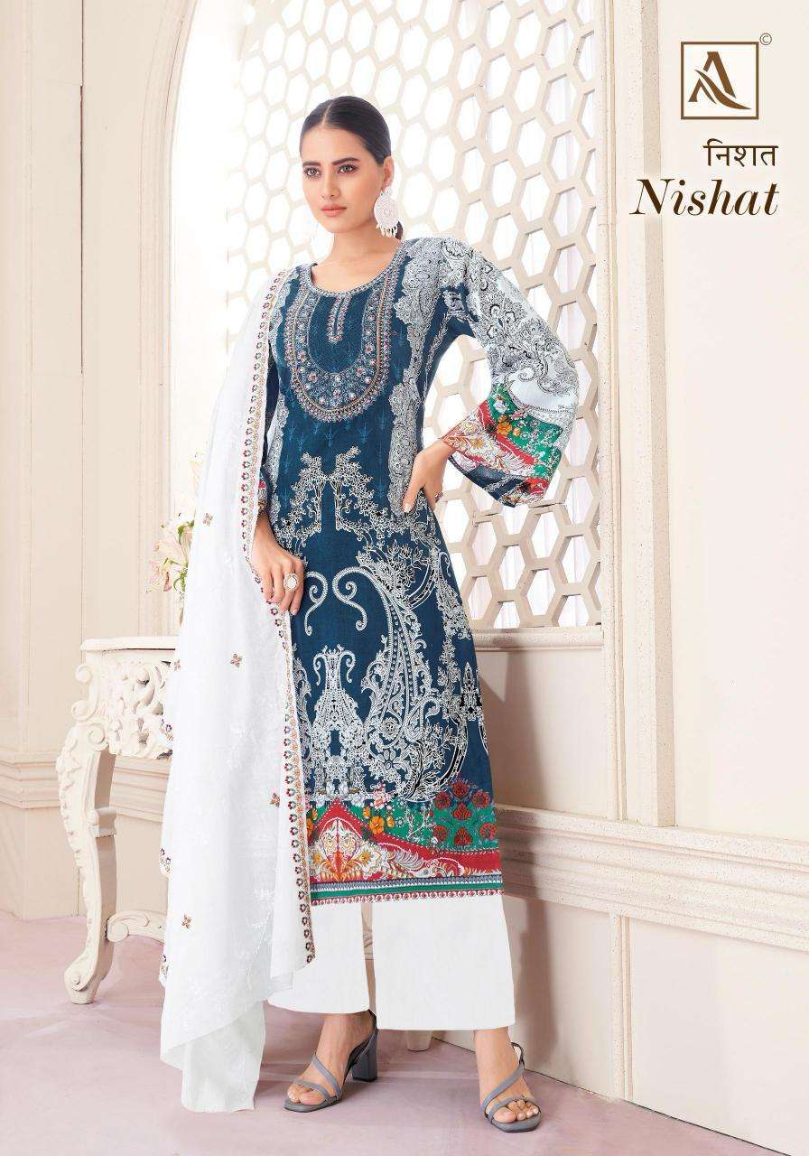 Alok Nishat wholesale dress materials in surat with price