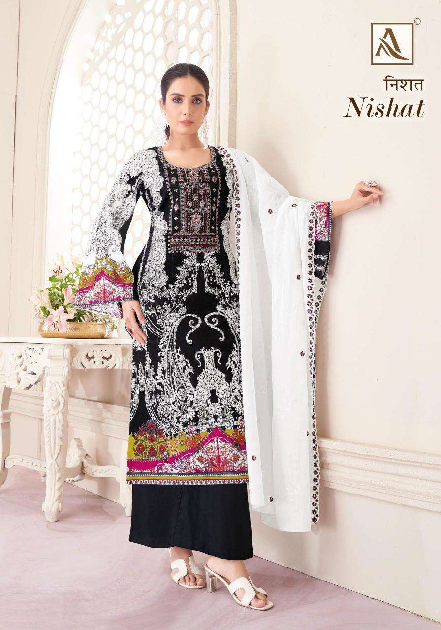 Alok Nishat wholesale dress materials in surat with price