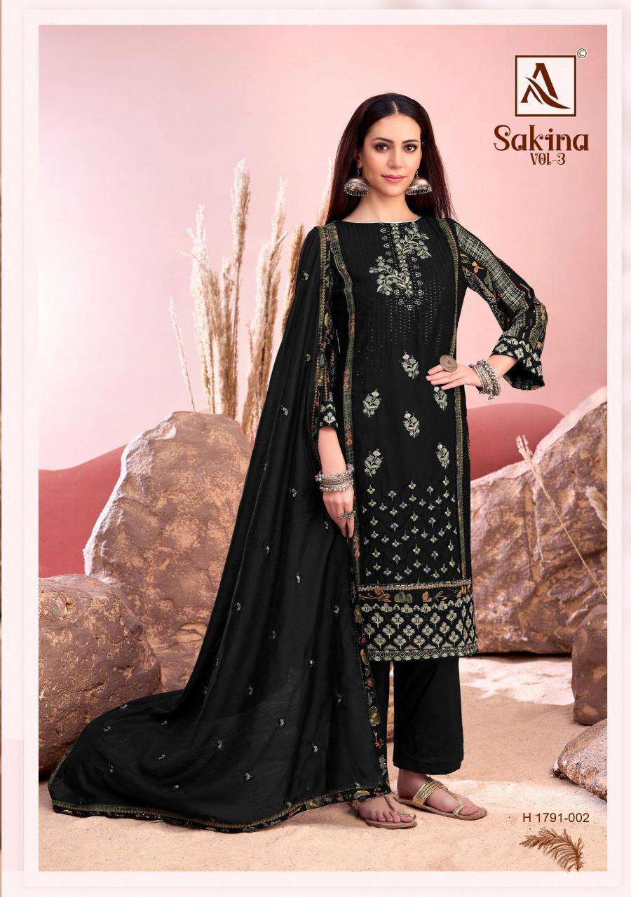 Alok Sakina Vol 3 wholesale dress materials in mumbai with price