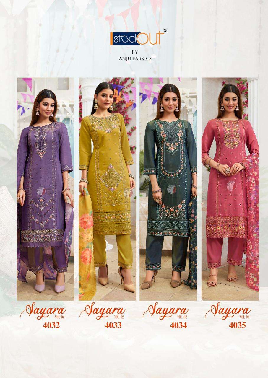 Anju Fabrics Sayara Vol 2 Designer kurtis wholesale