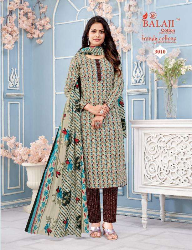 Balaji Trendy Cotton Vol-03 wholesale dress material online