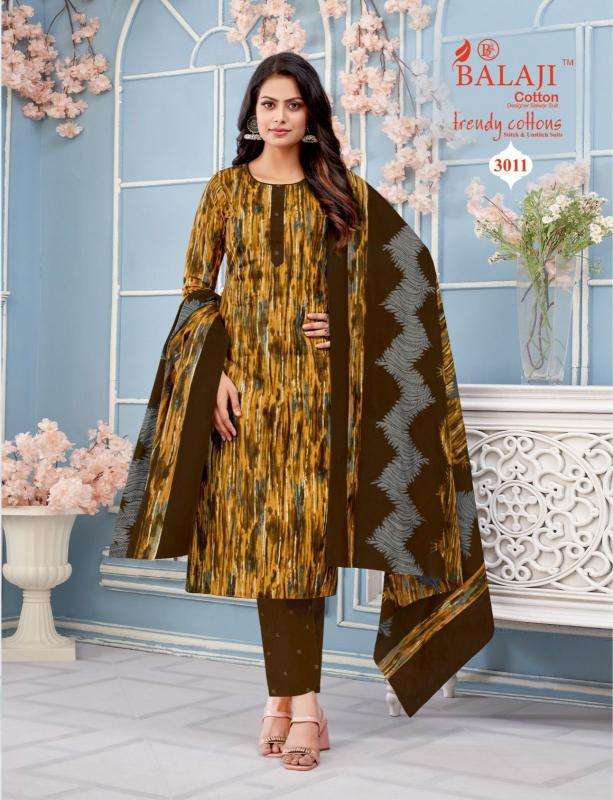 Balaji Trendy Cotton Vol-03 wholesale dress material online