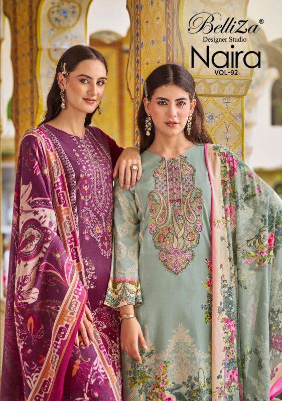 Belliza Naira Vol 92 best wholesale dress materials in india