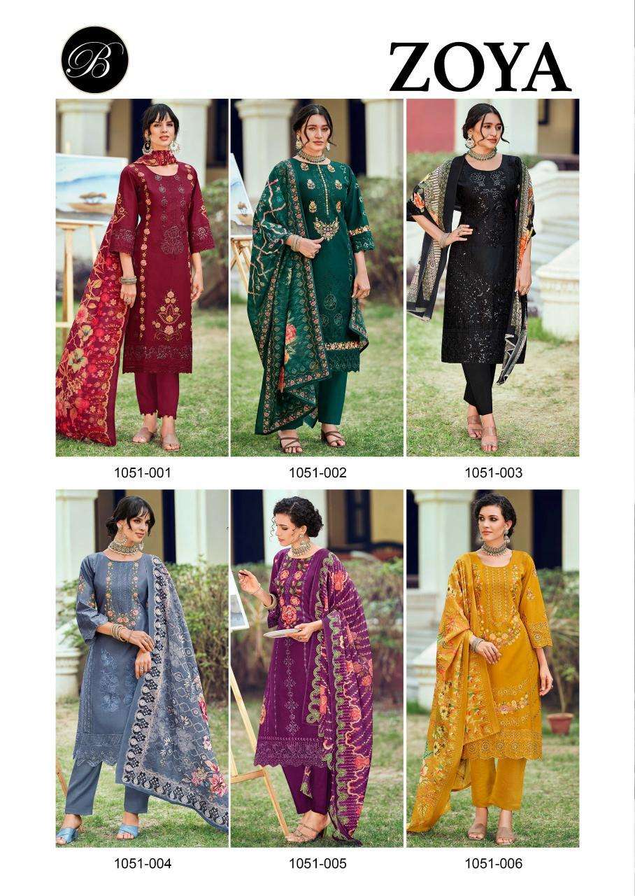  Belliza Zoya dress material wholesale online