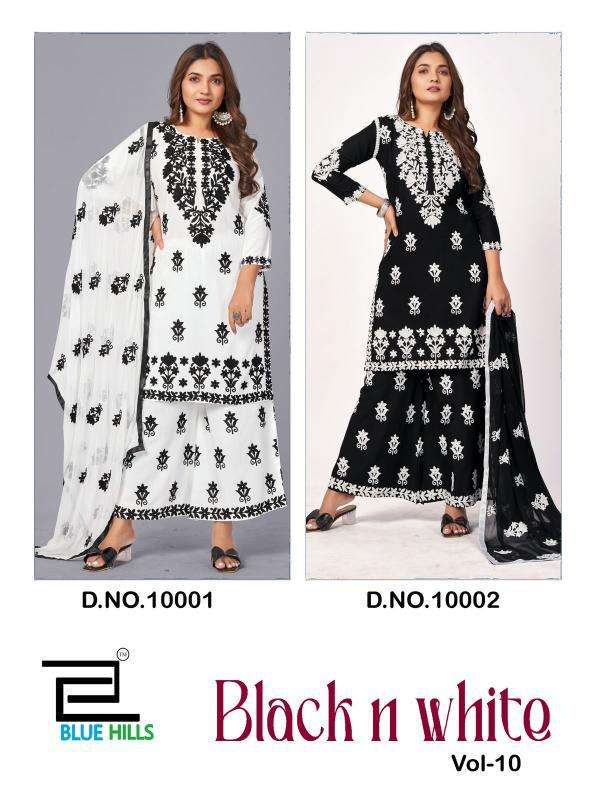 Blue Hills Black And White Vol 10 wholesale kurti manufacturers in mumbai