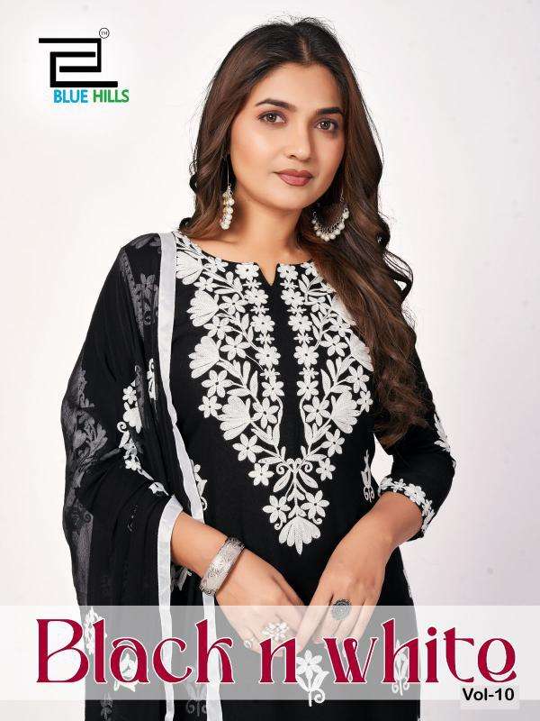 Blue Hills Black And White Vol 10 wholesale kurti manufacturers in mumbai