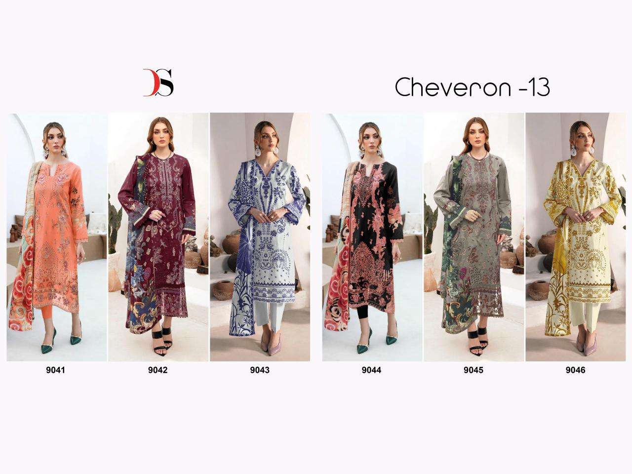 Deepsy Cheveron 13 Chiffon Dupatta Salwar Kameez Mumbai for resellers