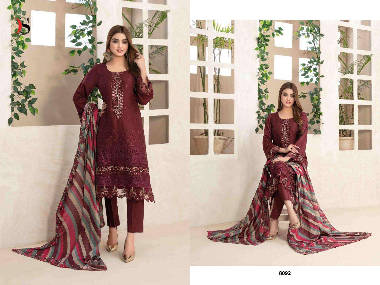 Deepsy Rangrasiya Lawn Vol 25 Vol 2 Cotton Dupatta wholesale salwar kameez dealers