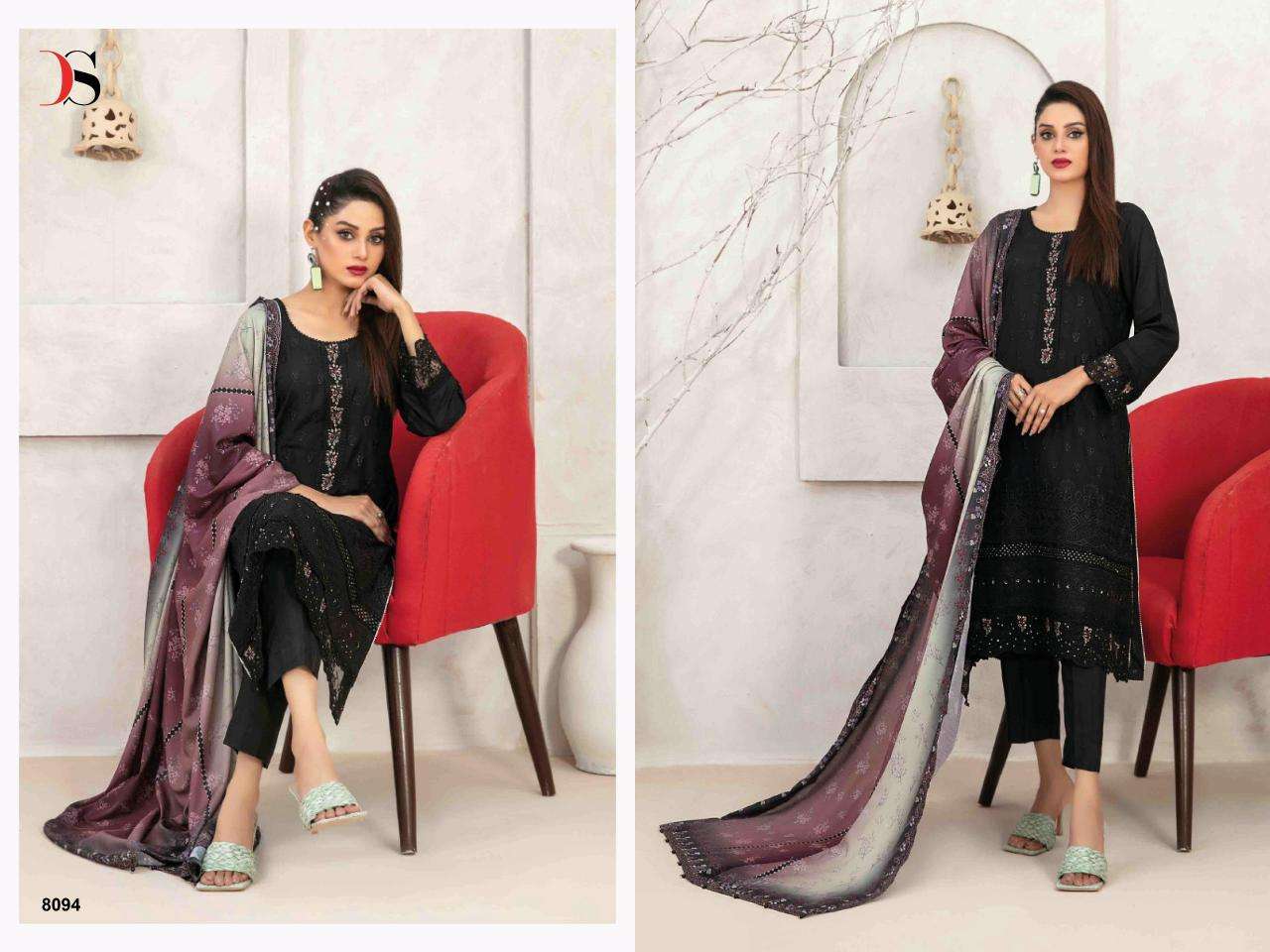 Deepsy Rangrasiya Lawn Vol 25 Vol 2 Cotton Dupatta wholesale salwar kameez dealers