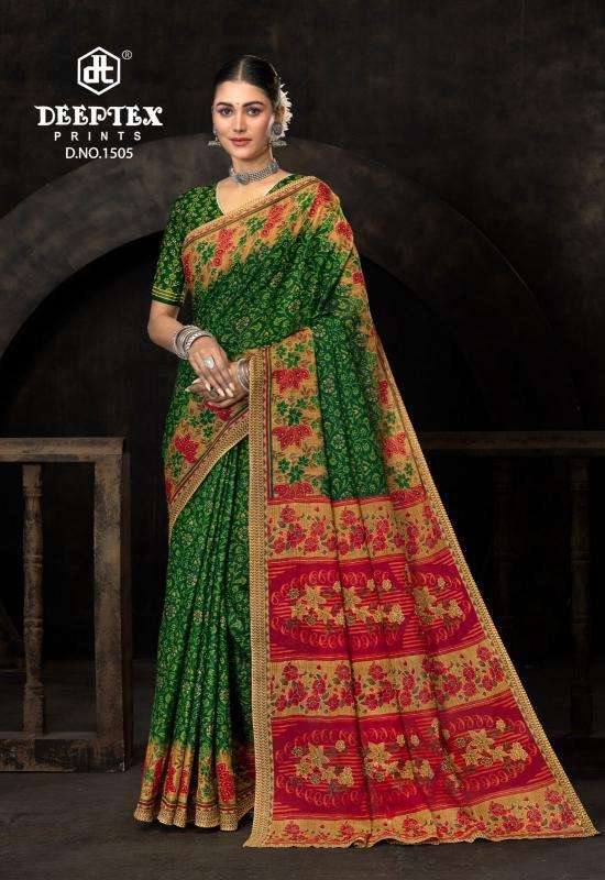 Deeptex Prime Time Vol-15 best wholesale saree market in ahmedabad