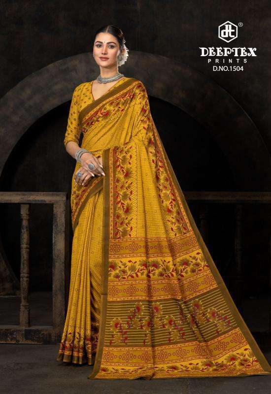 Deeptex Prime Time Vol-15 best wholesale saree market in ahmedabad