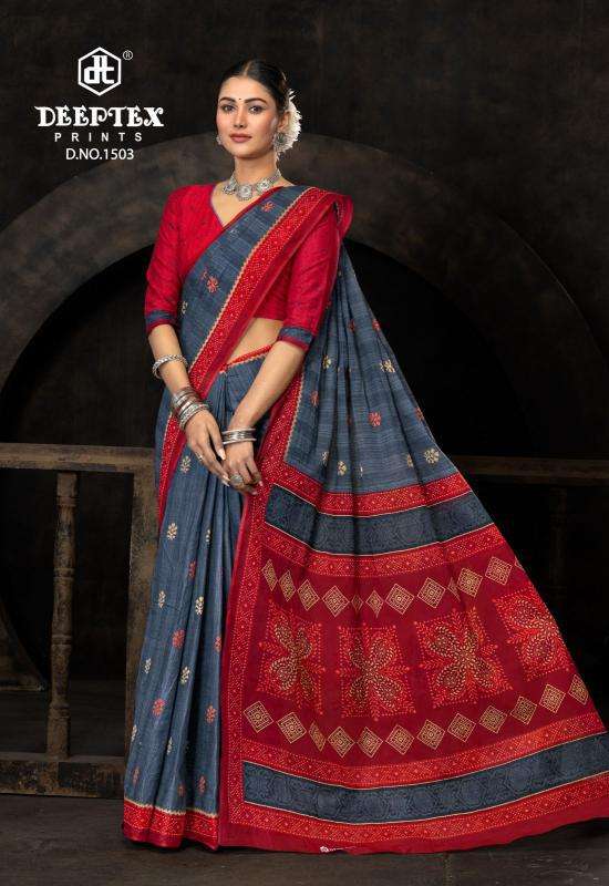 Deeptex Prime Time Vol-15 best wholesale saree market in ahmedabad