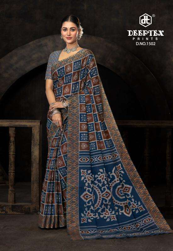 Deeptex Prime Time Vol-15 best wholesale saree market in ahmedabad