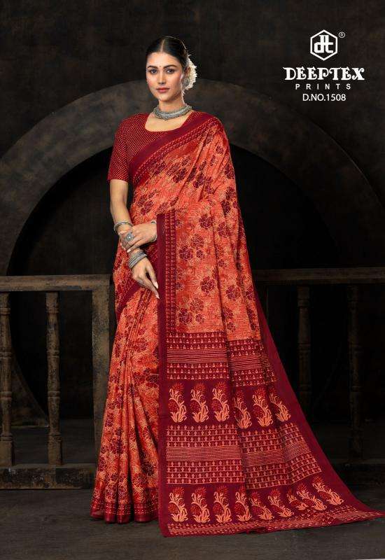 Deeptex Prime Time Vol-15 best wholesale saree market in ahmedabad