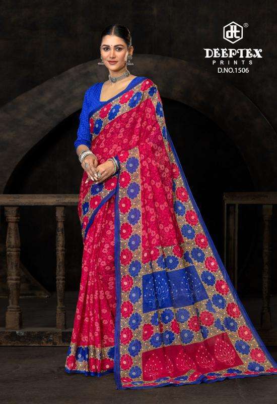 Deeptex Prime Time Vol-15 best wholesale saree market in ahmedabad