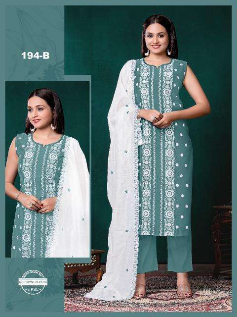 Felocity 194 ABCDE wholesale anarkali kurtis