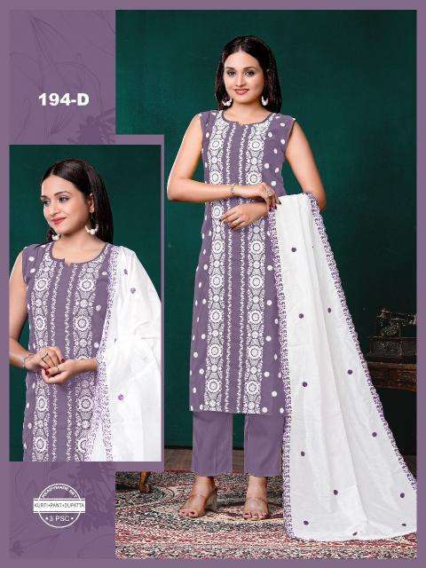 Felocity 194 ABCDE wholesale anarkali kurtis