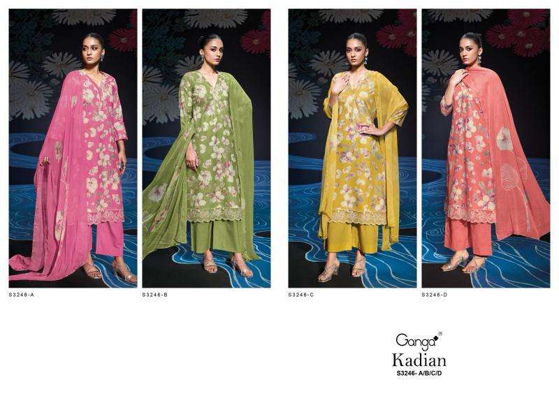 Ganga Kadian 3246 wholesale salwar kameez surat