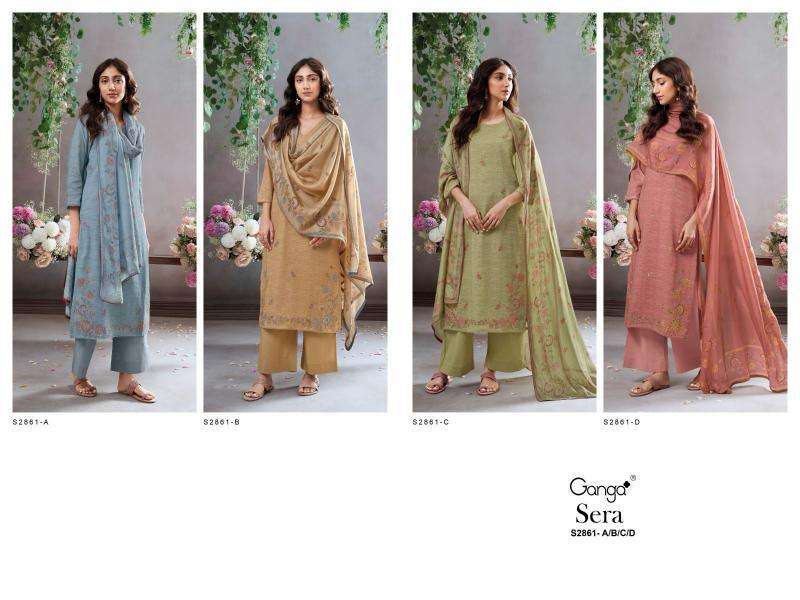 Ganga Sera 2861 indian salwar kameez wholesale