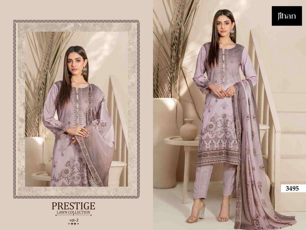 Jihan Prestige Vol 2 Chiffon Dupatta surat salwar kameez wholesalers online