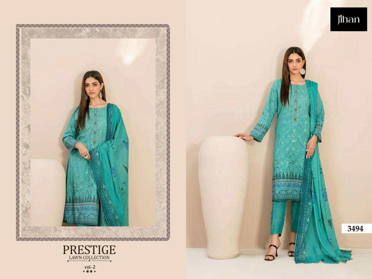 Jihan Prestige Vol 2 Chiffon Dupatta surat salwar kameez wholesalers online