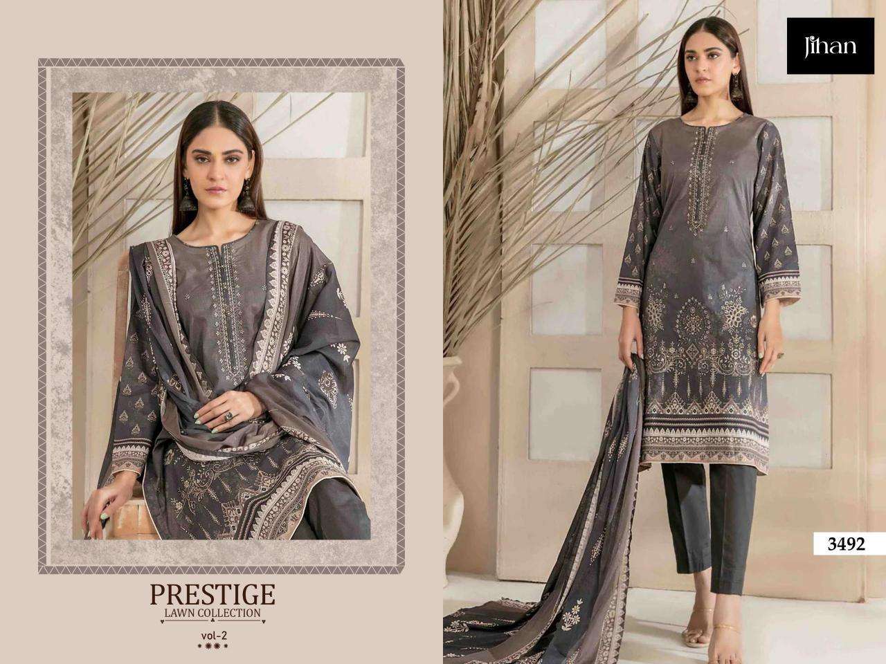 Jihan Prestige Vol 2 Chiffon Dupatta surat salwar kameez wholesalers online