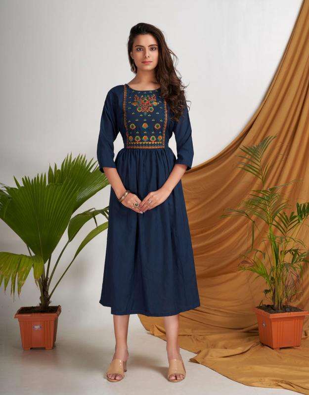 Kapda Thread Aarvi 100 rs kurti wholesale