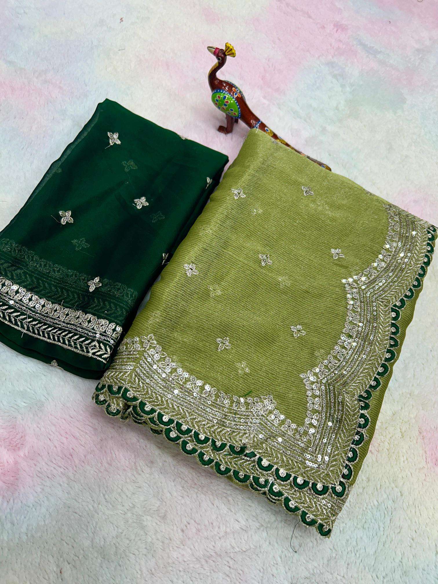 Kapda Thread Dazira Pure Sitara Silk wholesale saree market in ahmedabad with price