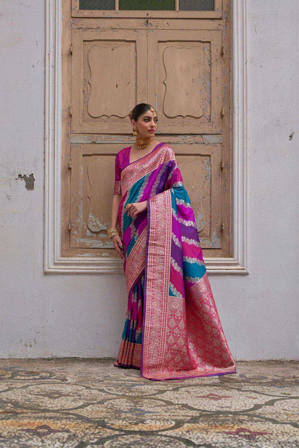 Kapda Thread Rangkat 101 surat saree wholesale market