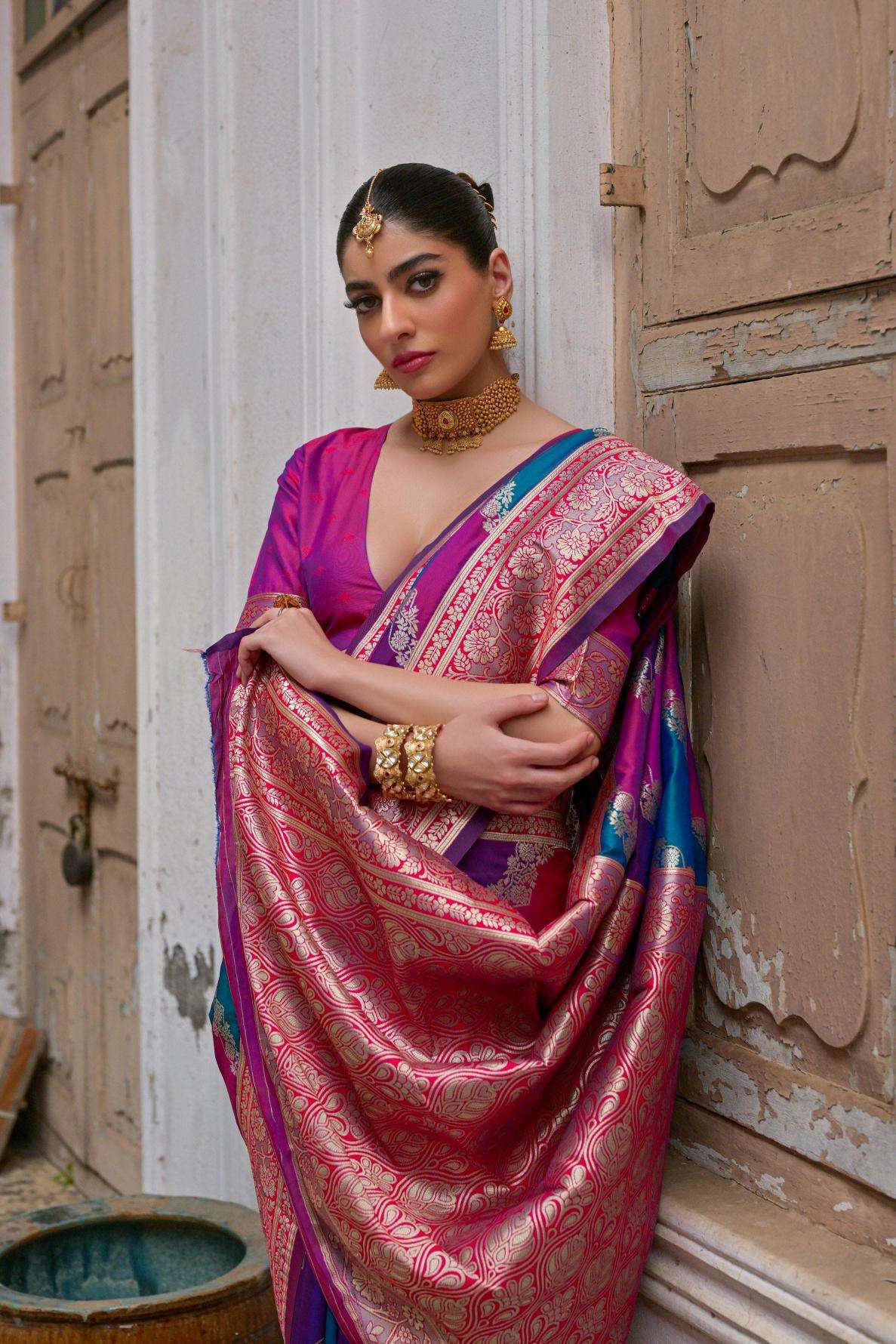 Kapda Thread Rangkat 101 surat saree wholesale market