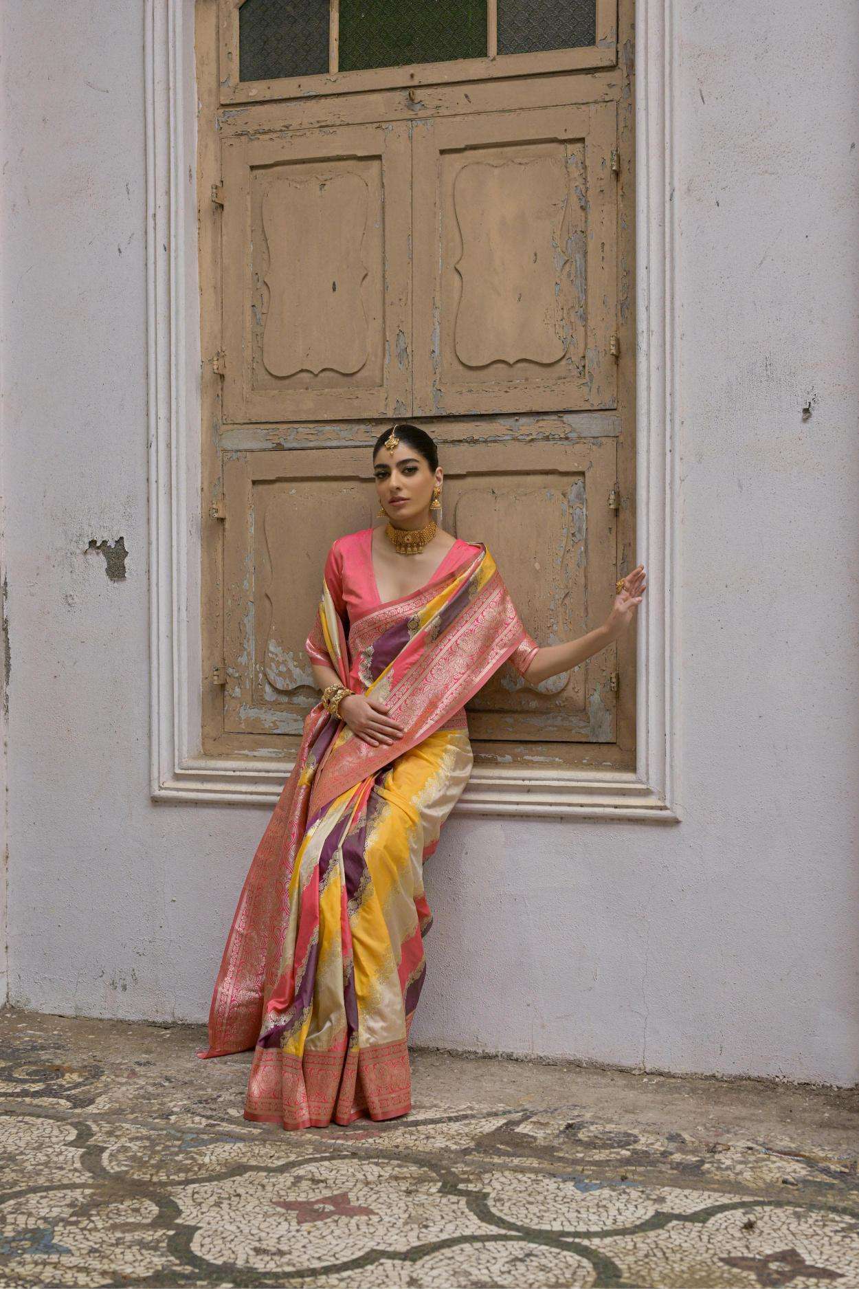 Kapda Thread Rangkat 101 surat saree wholesale market