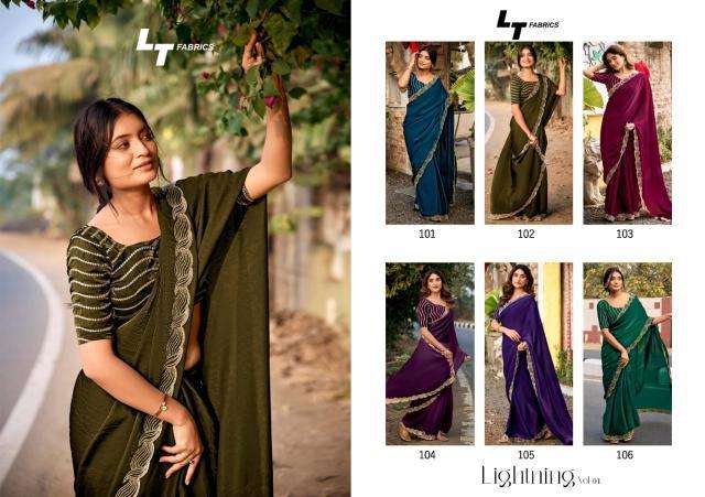 Kashvi Lighting Vol 1 wedding saree wholesale