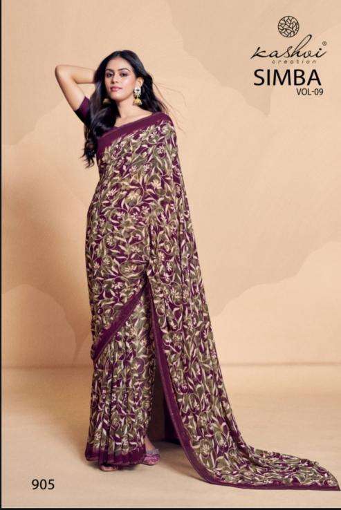 Kashvi Simba Vol 9 surat saree wholesale market