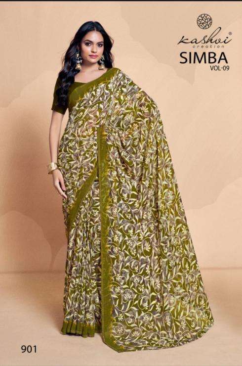 Kashvi Simba Vol 9 surat saree wholesale market