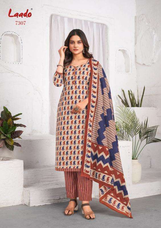 Laado Print Vol-73 wholesale cotton dress material