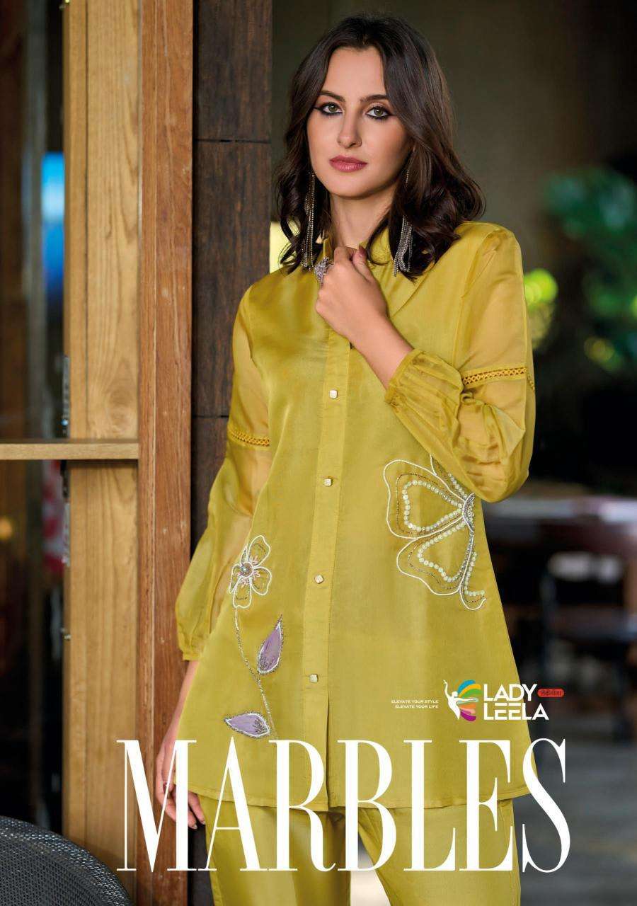 Lady Leela Marbles Vol 6 co ord sets wholesale kurti dealers in surat