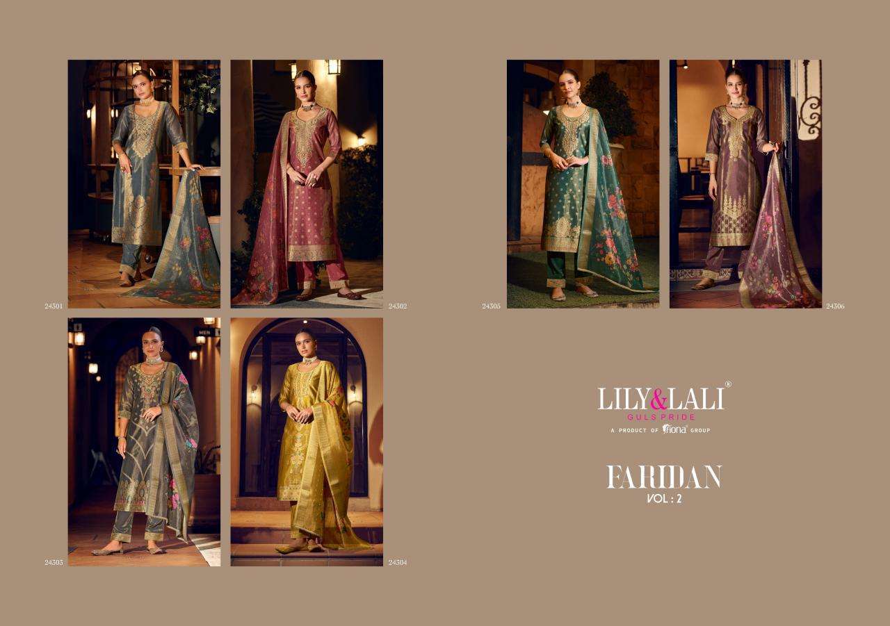 Lily & Lali Faridan Vol 2 wholesale kurti market