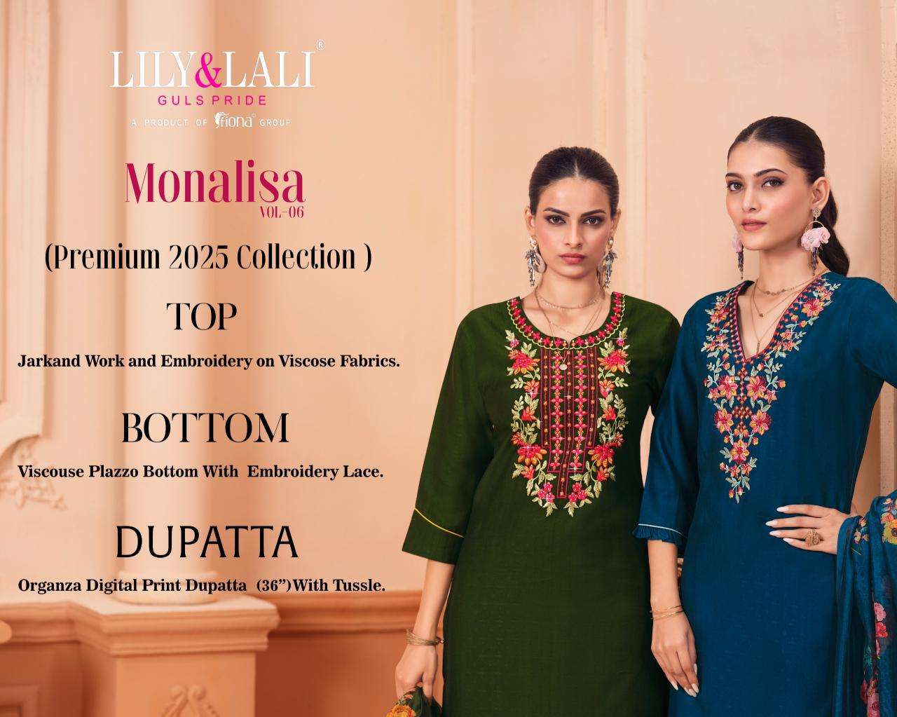 Lily & Lali Monalisa Vol 6 surat kurti manufacturers