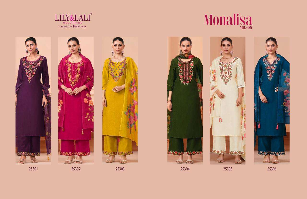 Lily & Lali Monalisa Vol 6 surat kurti manufacturers