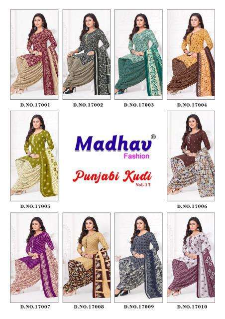 Madhav Punjabi Kudi Vol-17 wholesale dress materials in bangalore with price