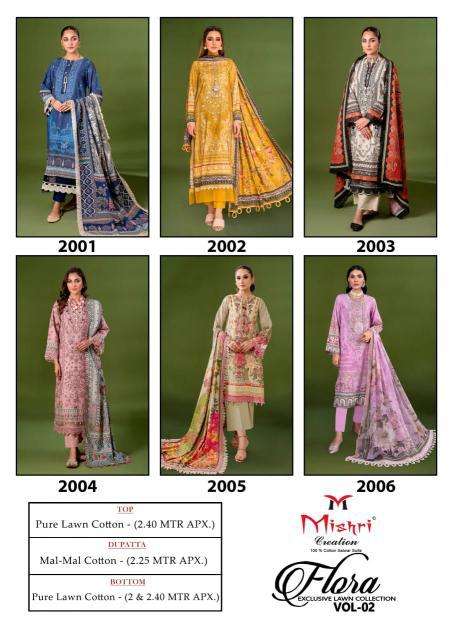 Mishri Flora Vol-02 dress materials wholesale