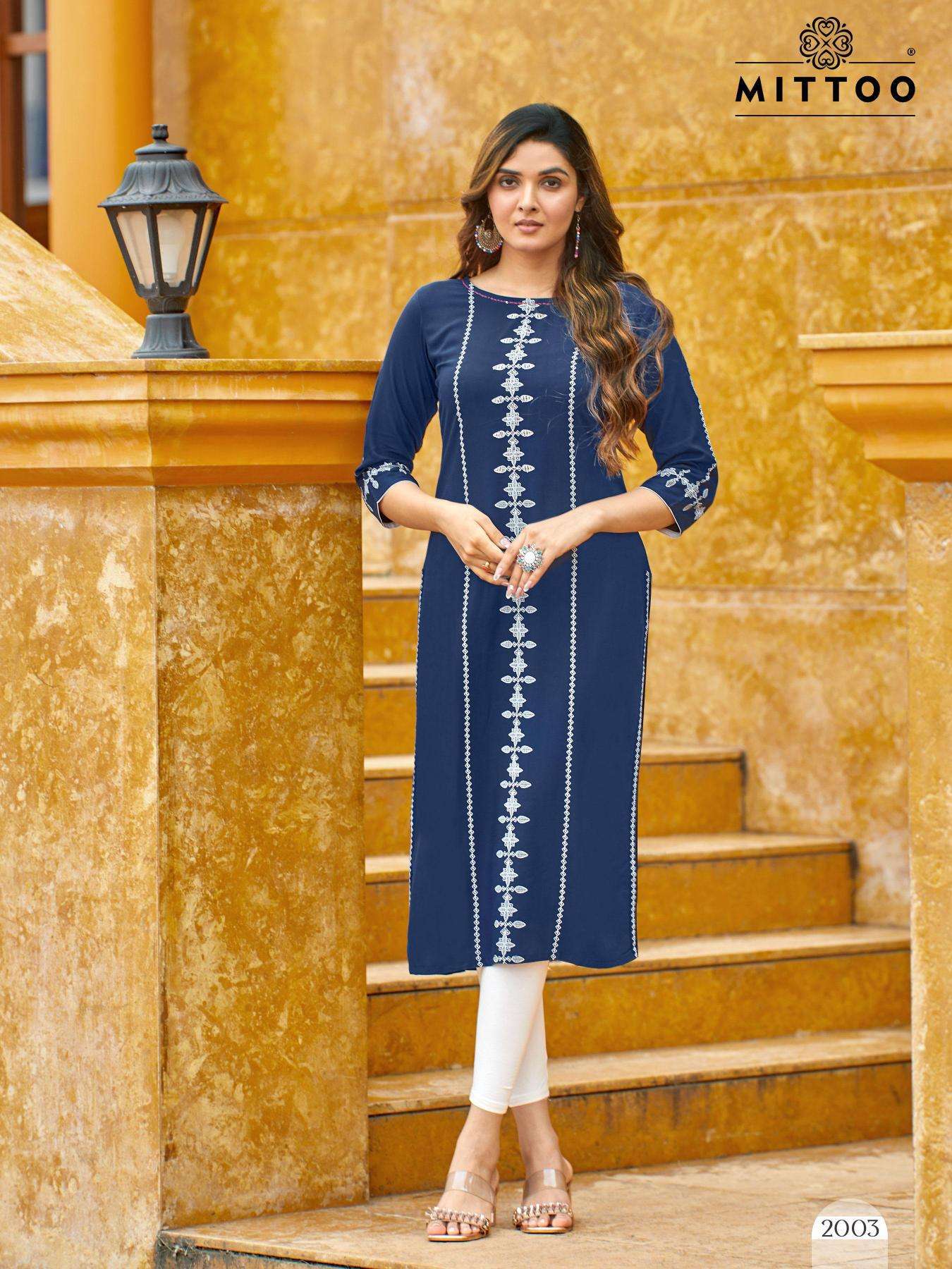 Mittoo Saayra kurtis wholesale in surat