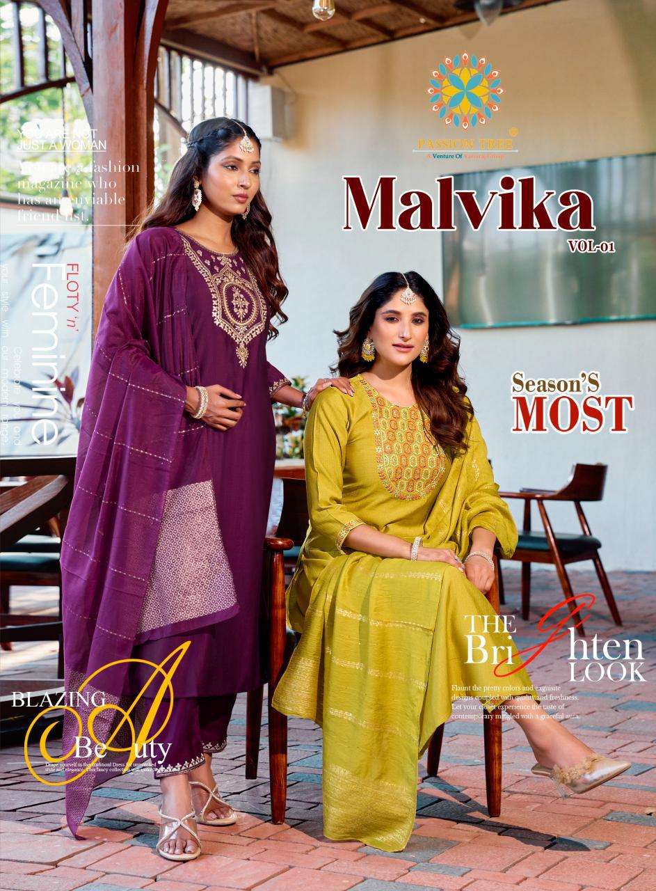 Passion Tree Malvika Vol 1 wholesale market in kurtis